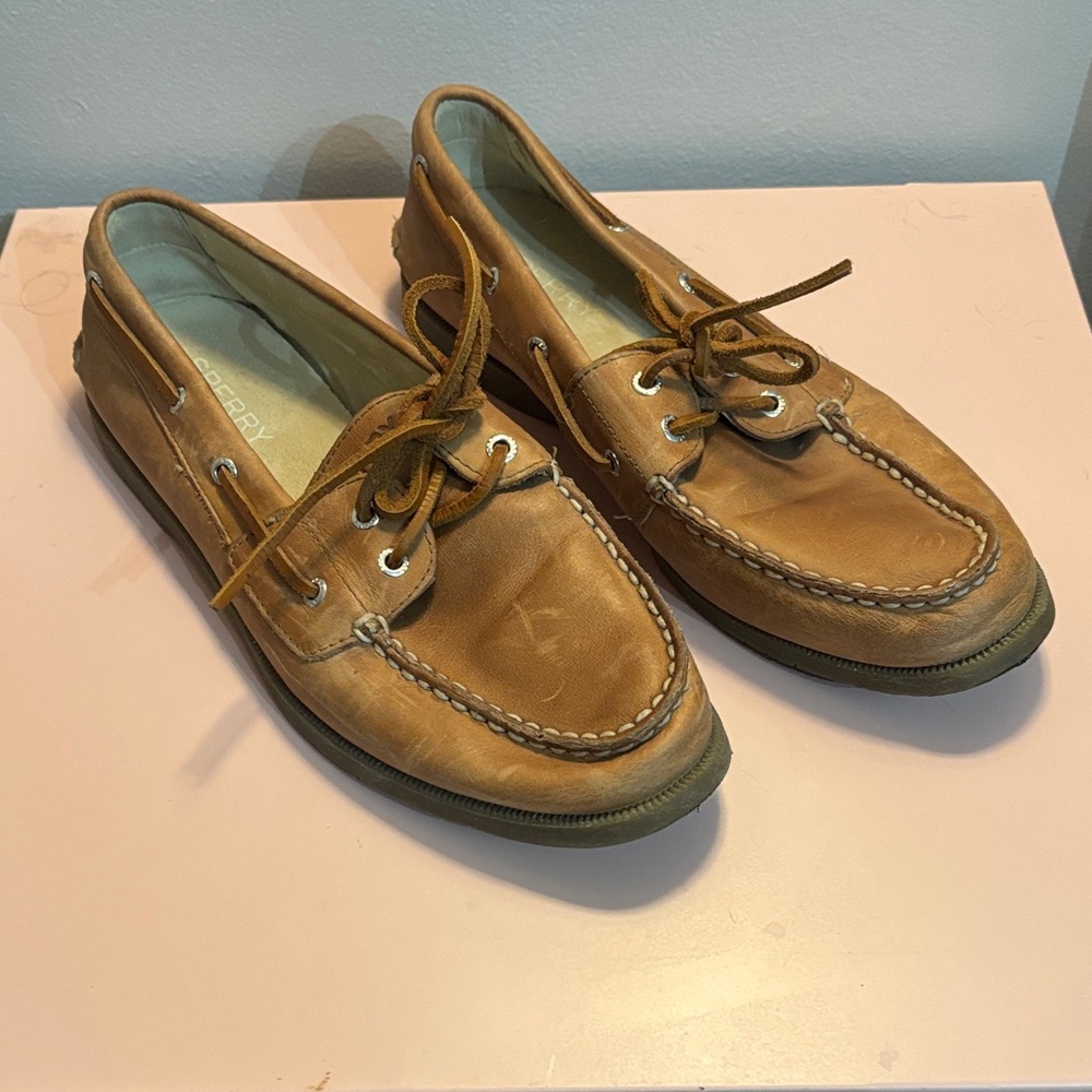 Tan Boat Shoes